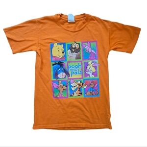Vintage 1990s Y2K Disney Winnie the Pooh orange graphic t-shirt